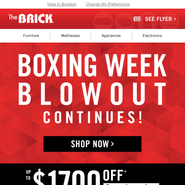 🚨 Boxing Week Blowout Continues!