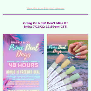 Going On Now! Prime Deal Days! 🛍️