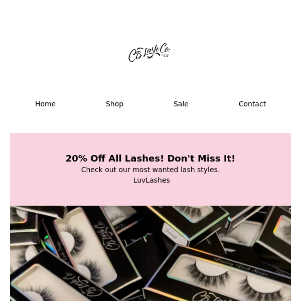 Take 20% Off All Single Lashes! Ends tomorrow at midnight ⌚️