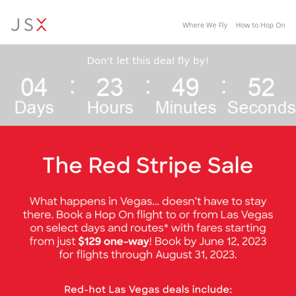 ACT FAST: The Red Stripe Sale is officially back!