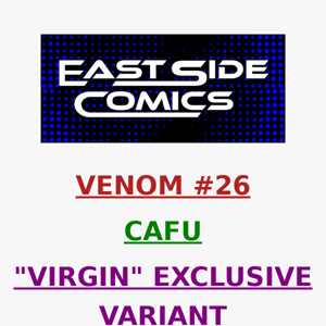 🔥 SELLING OUT FAST! 🔥 VENOM #26 CAFU "VIRGIN" EXCL 🔥 FIRST BLACK WIDOW VENOM 🔥LIMITED TO 400 W/ COA 🔥 AVAILABLE NOW