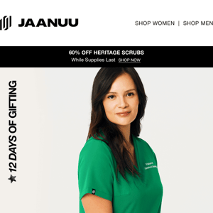 NOW 20% OFF: Limited-edition scrubs