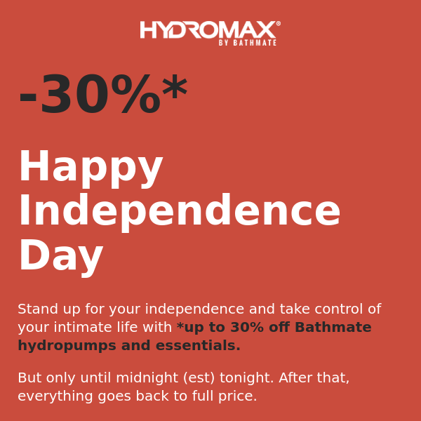 Don't Miss Out - Last Day for 4th of July Deals