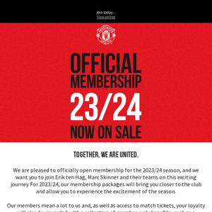 Be part of the United Family