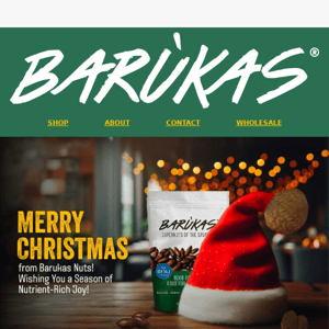 🌟 Merry Christmas from Barukas: Celebrate with Health and Goodness!