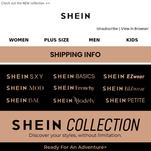 SHEIN Collection: The latest fashion updates 💛 (AD)