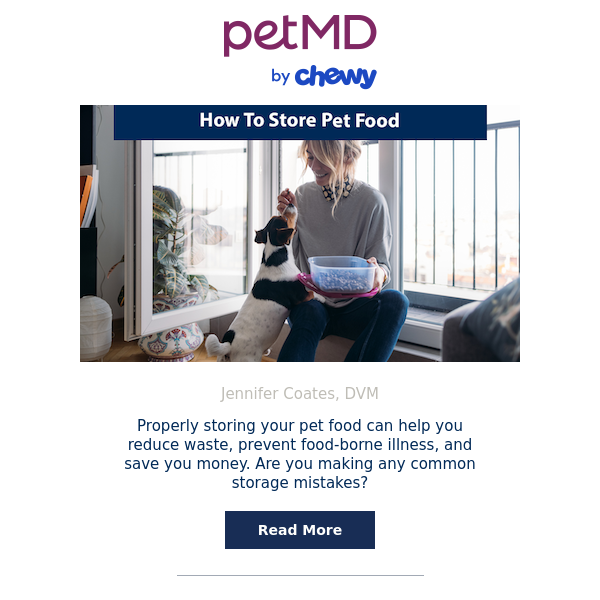 How To Store Your Pet Food