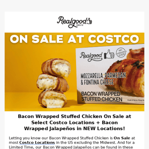 Real Good Foods launches Bacon Wrapped Stuffed Chicken Breast in