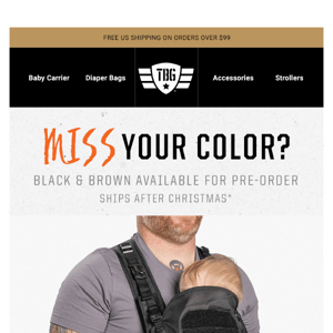 Baby Carrier Pre-Order Now Open