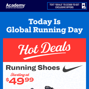 It’s Global Running Day — Save on Shoes!