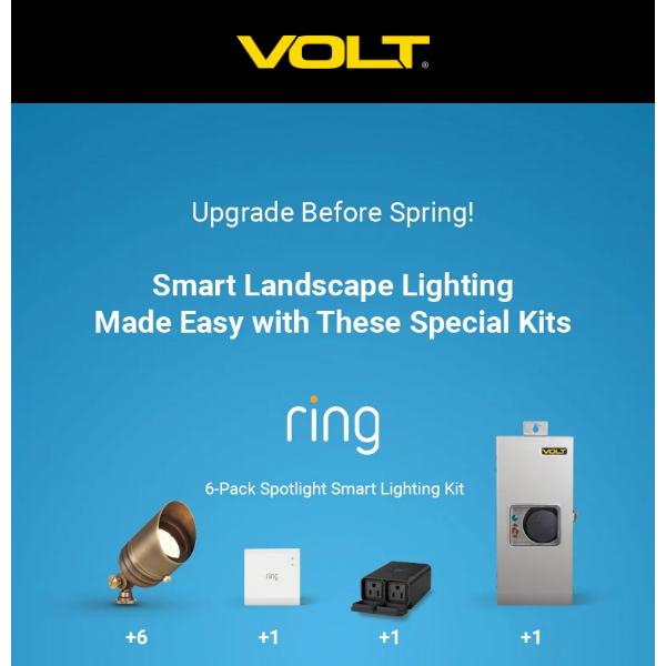 Upgrade Before Spring: Smart Landscape Lighting Made Easy with These Special Kits