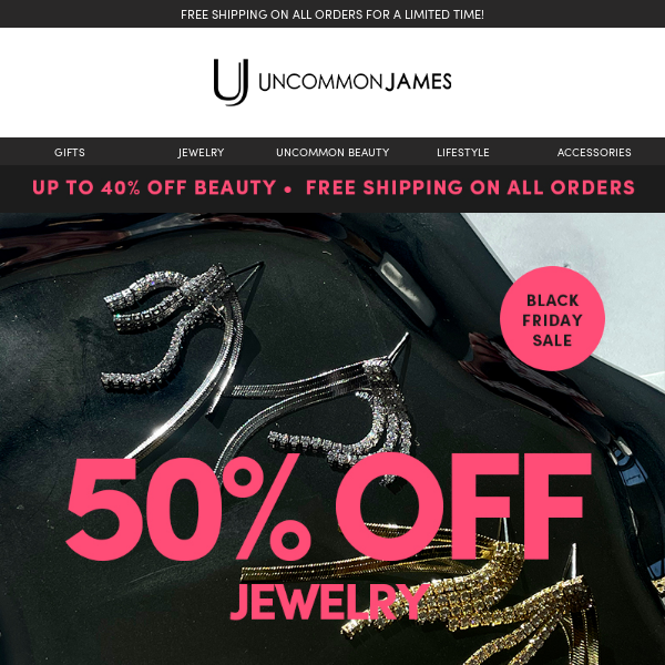FYI 📣Jewelry is 50% off