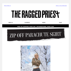 JUST IN: Zip-Off Parachute Skirt