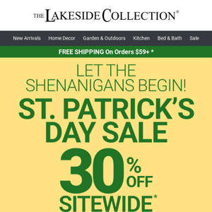 This Sale Sham-ROCKS!😍🍀 Save Up To 75% Off!