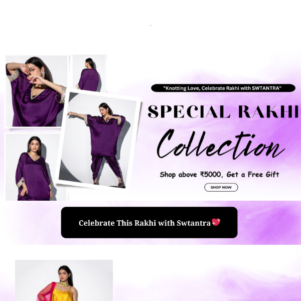 🎉Special Rakhi Outfits by Swtantra💃