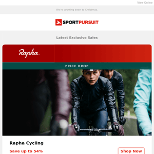 Rapha - Price Drop | Elevenate | Best of British Lifestyle | Icebug Running Shoes | Isobaa Merino Slippers | Up to 72% Off!