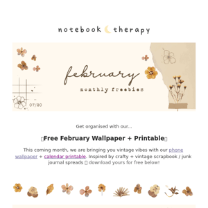 free february printables!