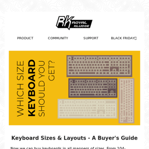 Buying Guide: Which size keyboard should you get?