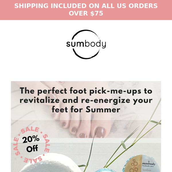 Treat Your 👣 & Save 20%