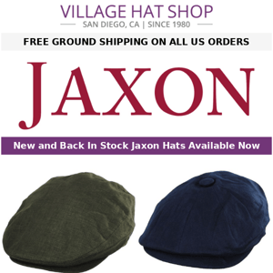 New and Back In Stock Jaxon Hats Available Now