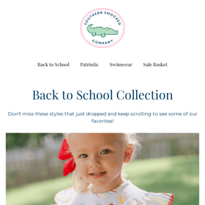Back to School collections just dropped!