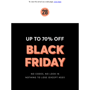 GET UP TO 70% OFF!