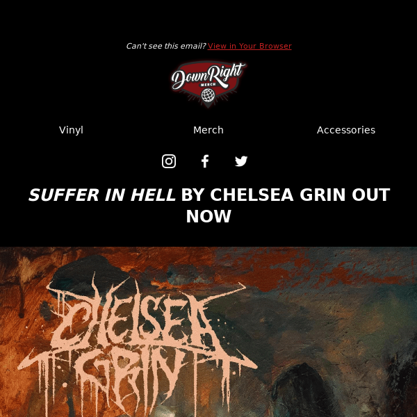 New album & merch from Owl City & Chelsea Grin plus new items from Creeping Death & More!