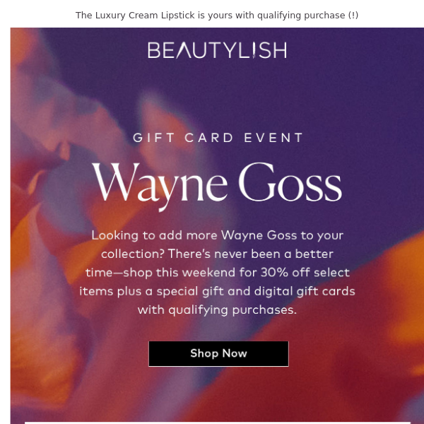 To you, from Wayne Goss 🎁