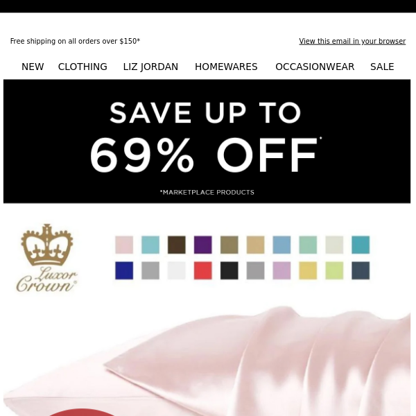 Save up to 69% OFF* Silk PILLOWCASES - Set of 2