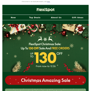 Holiday Sale: Up to 130 OFF!