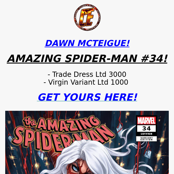 DAWN MCTEIGUE ASM #34 SHARED EXCLUSIVE PRESALE NOW LIVE!
