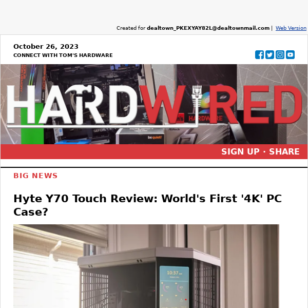 HYTE Y70 Touch Review