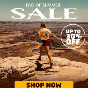 ✨End of Summer Sale✨ Save up to 30% Off