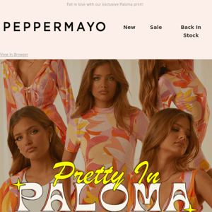 Pretty In PALOMA 💖🌼 A Peppermayo Exclusive
