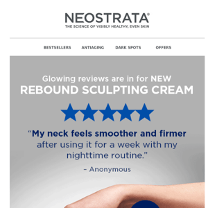 Rave Reviews for NEW Rebound Sculpting Cream