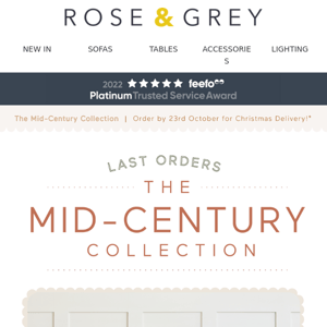 Final call! The Mid-Century collection