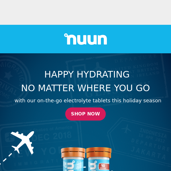 Keep Hydrated this Holiday Season 💧🎁