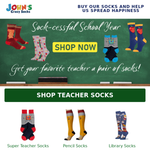 Sock-cessful School Year! ✏️