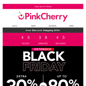 Black Friday EXTENDED 😱 30-80% OFF EVERYTHING!