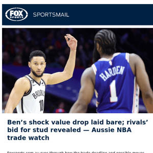 How every Aussie is placed for NBA trade frenzy as Simmons' value plummets 📉