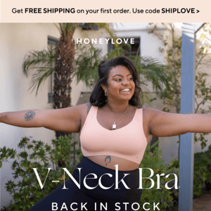 V-Neck Bra is back in stock!