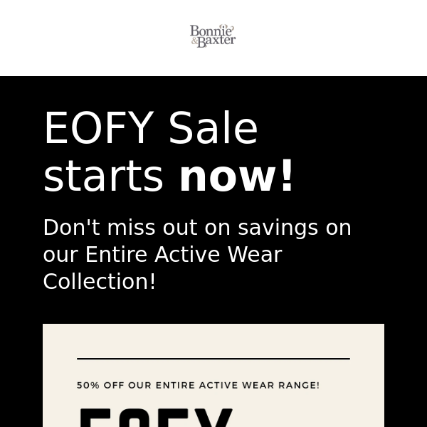 EOFY Sale!