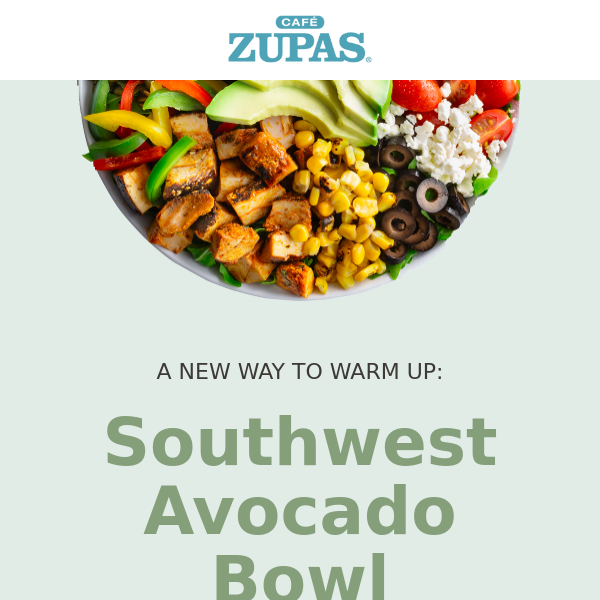 🥑 Meet Our Southwest Avocado Bowl