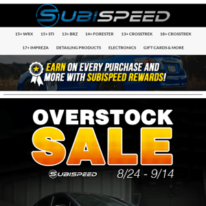 Don't Miss Our Overstock Sale!