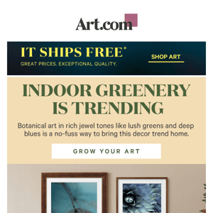 Hot décor trend: indoor greenery