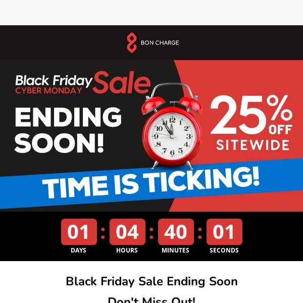 Ending Soon... Black Friday Sale ⌛