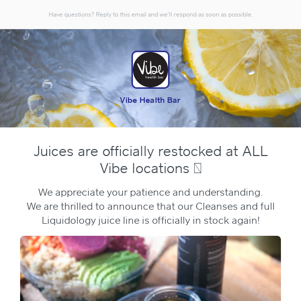  🥳 Juices are RESTOCKED! 🥳