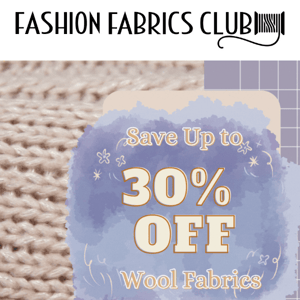 WOOL Sale - Save Up to 30% Off