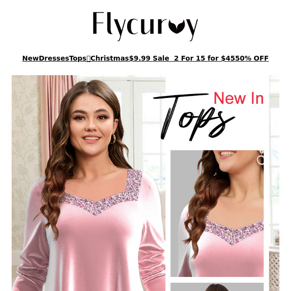 FlyCurvy, New Tops Landed. Find Your New Look 😄