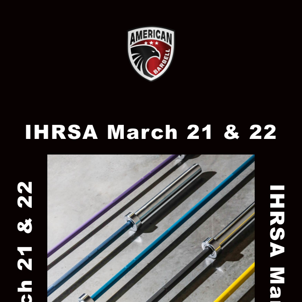 American Barbell is Going Strong at IHRSA! Booth 2645!